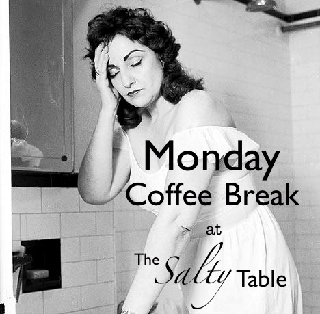 monday coffee break salty table